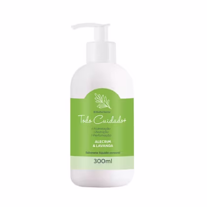 Imagem do produto Sabonete Líquido Corporal Alecrim e Lavanda 300ml Todo Cuidado+ Abelha Rainha REF 3823