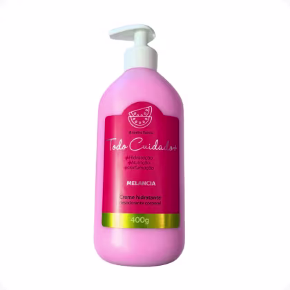 Loção Hidratante Corporal Abelha Rainha Todo Cuidado+ Melancia, 400g.