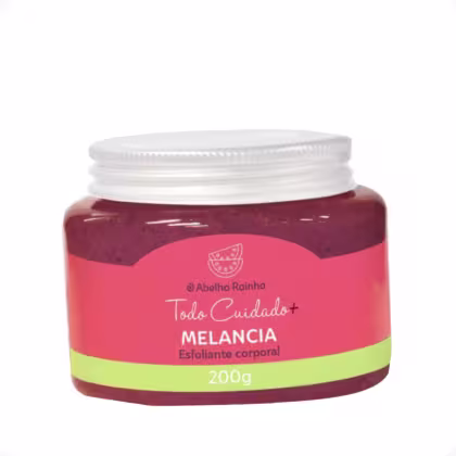 Esfoliante Corporal Abelha Rainha Todo Cuidado+ Melancia, 200g.