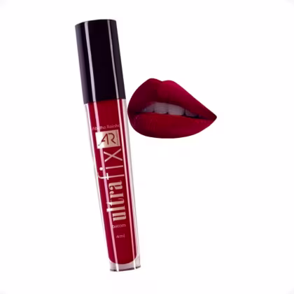 Imagem do produto Batom Matte Coração Rubi Vermelho Ultrafix Ar Maquiagem Abelha Rainha REF 4204