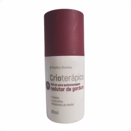 Gel Redutor de Gordura Roll-On Abelha Rainha Crioterápico, 90ml.