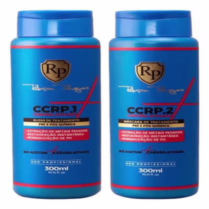 Imagem do produto Kit Detox Metal Cabelo 300ml Carvão Ativado Robson Peluquero