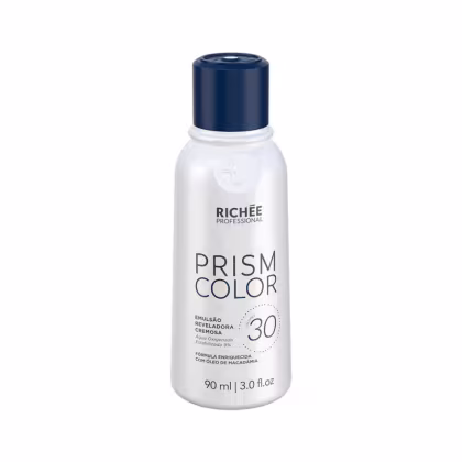 Emulsão Reveladora Cremosa Richée Professional Primscolor de 30 Volumes com 90ml