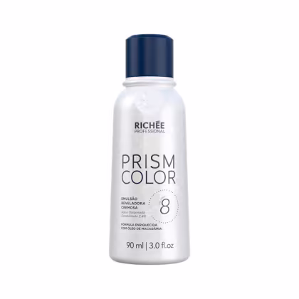 Emulsão Reveladora Cremosa Richée Professional Primscolor de 8 Volumes com 90ml