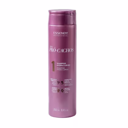 Imagem do produto Shampoo Pró Cachos 250ML Essendy Cabelos Cacheados e Crespos