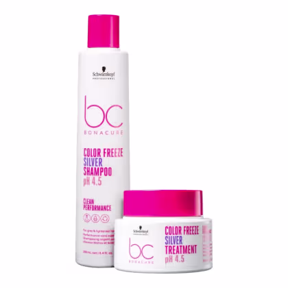 Imagem do produto Kit BC Bonacure Schwarzkopf Color Freeze Silver- Shampoo 250ml + Máscara 200ml