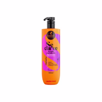Shampoo Se Curve Haskell Todas Curvaturas Cachos e Crespos 500ml