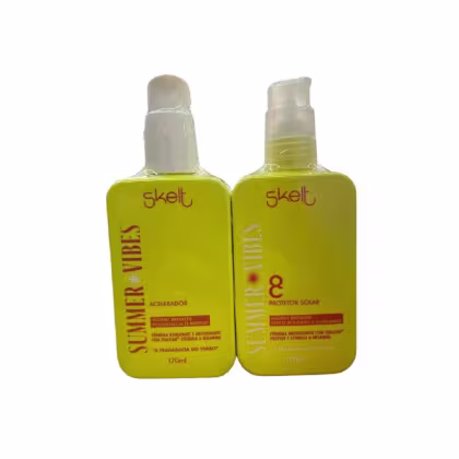 Imagem do produto Kit Skelt Summer Vibes - Protetor Solar 8 FPS 170ml + Acelerador 170ml