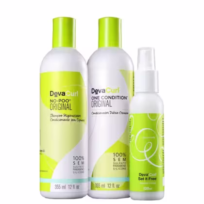 Imagem do produto Kit Deva Curl Set It Free (3 Produtos)