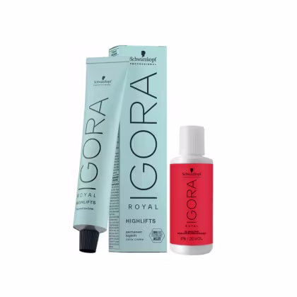 Imagem do produto Kit Schwarzkopf Professional Igora Highlifts 10-0 + Ox 20 Vol 60ml