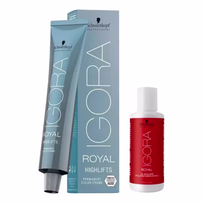 Imagem do produto Kit Schwarzkopf Professional Igora Highlifts 10-1 + Ox 30 Vol 60ml