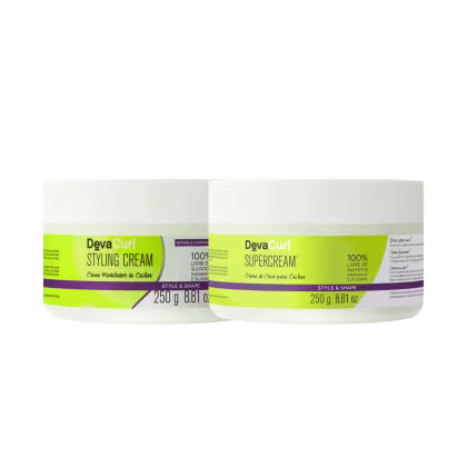 Imagem do produto Kit Deva Curl Styling Cream + Super Cream 250ml