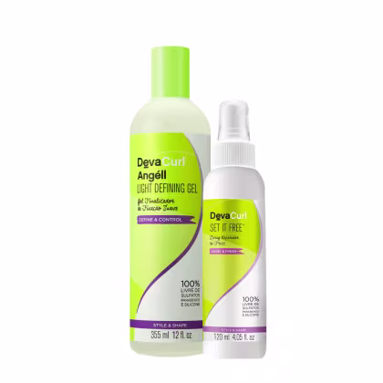 Imagem do produto Kit Deva Curl Set It Free Spray Anti-Frizz  + Curl Angell (2 Produtos)
