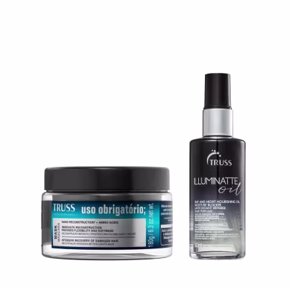 Imagem do produto Kit Truss Uso Obrigatório Máscara Capilar + Illuminatte Oil 60ml