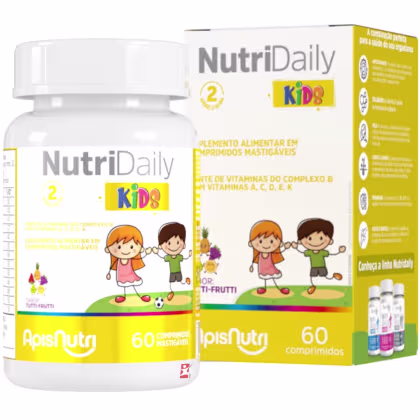 Imagem do produto Apisnutri Nutri Daily Kids - Suplemento Alimentar (60 Comprimidos)