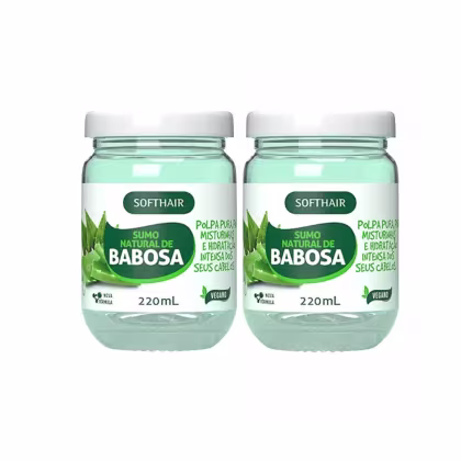 Imagem do produto 2 Polpa De Babosa Para Cabelos Sumo Pronto Para Usar Mistura