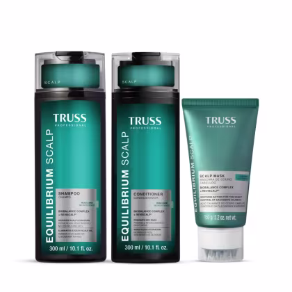 Imagem do produto Kit TRUSS Equilibrium Scalp Home Care Trio (3 Produtos)