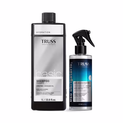 Imagem do produto Combo TRUSS: Shampoo Basic 1l + Spray Uso Obrigatório; 260ml