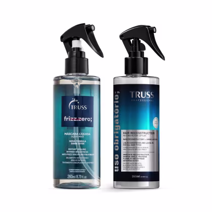 Imagem do produto Combo Spray Uso Obrigatório 260ml + Máscara Líquida Frizz Zero 260ml