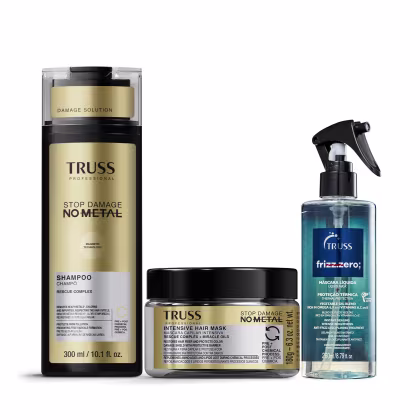 Imagem do produto Combo TRUSS Reconstrução e Antifrizz (3 itens)