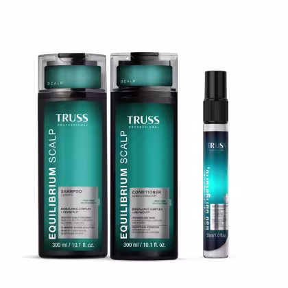 Imagem do produto Combo Equilibrium Scalp: Shampoo 300ml + Condicionador 300ml + Spray Uso Obrigatório Travel Size 30ml