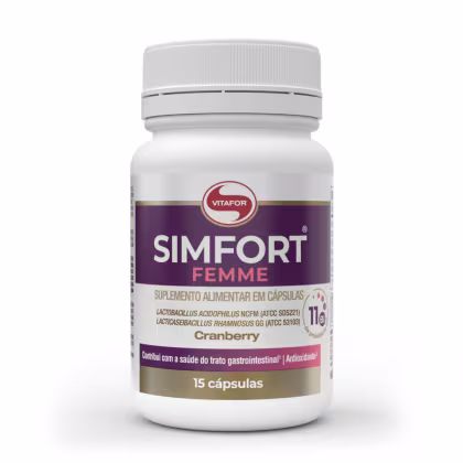 Imagem do produto Simfort Femme 650mg 15 caps Vitafor