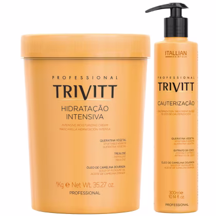 Imagem do produto KIT HIDRATAÇÃO INTENSIVA 1KG E CAUTERIZAÇÃO TRIVITT 300ML