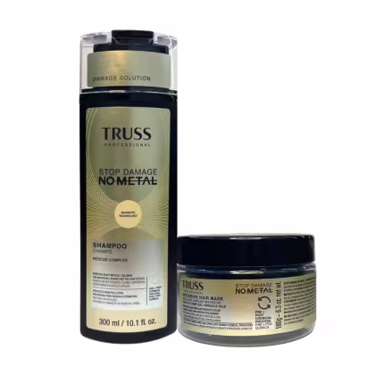 Imagem do produto Kit Truss Stop Damage No Metal - Shampoo 300ml + Máscara 180g