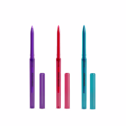 Imagem do produto Combo Vult Fun Lapiseira Delineadora: Azul Radiante 0,350g + Roxo Diversão 0,350g + Coral Elétrico 0,350g