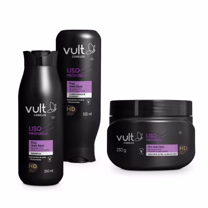 Imagem do produto Kit Vult Cabelos Liso Profundo (3 Produtos)