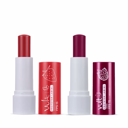 Imagem do produto Combo Protetor Labial Vult: Morango 3,5g + Amora 3,5g