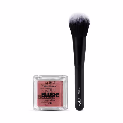 Imagem do produto Combo Make Vult: Blush Compacto Rosa Matte 3g + Pincel Multi Blush