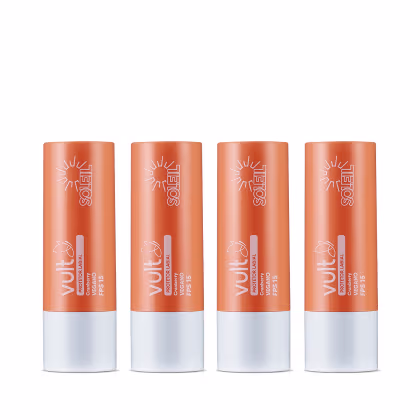 Imagem do produto Vult Soleil: 4 Balms Labiais Cranberry FPS 15