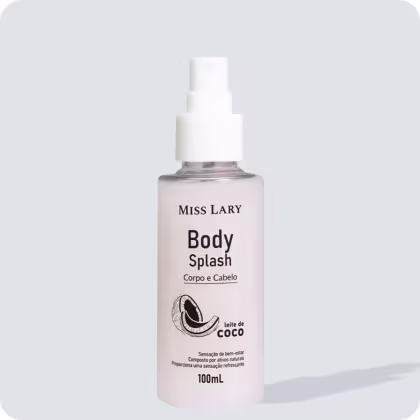 Imagem do produto Body Splash Corpo e Cabelo Leite de coco - Miss Lary