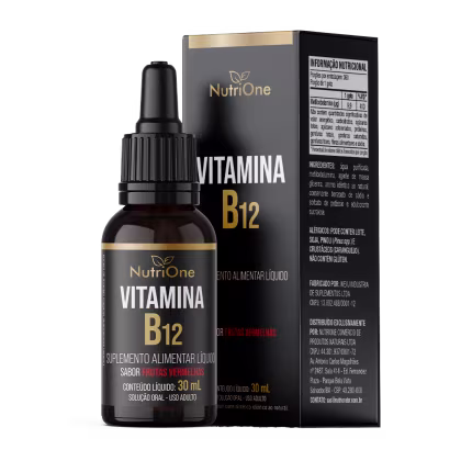 Imagem do produto Vitamina B12 Metilcobalamina Líquida Gotas 413% VD Nutrione