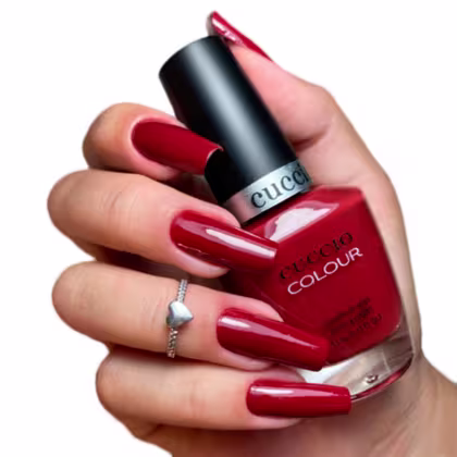 Esmalte Colour 1258 Rock Solid Vermelho de Cuccio Brasil.