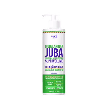 Gelatina Capilar Modeladora Widi Care Modelando a Juba Supervolume, 300g.