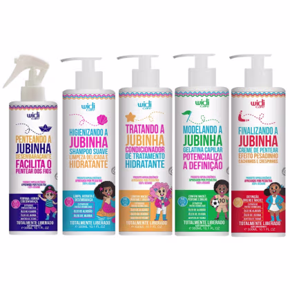 Imagem do produto Kit Jubinha Linha Infantil Completo Com Creme Pesadinho Widi Care Vegano Hipoalergenico