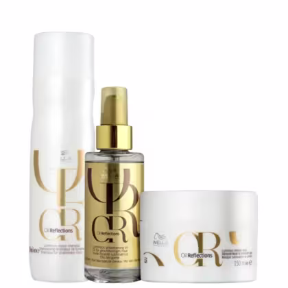 Imagem do produto Kit Wella Professionals Oil Reflections Home Mask Trio (3 Produtos)