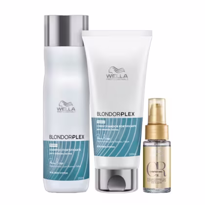 Imagem do produto Kit Wella Professionals Ultra Nutrição BlondorPlex Oil Reflections (3 Produtos)