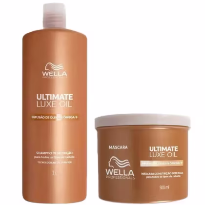 Imagem do produto Wella Professional Ultimate Luxe Oil Shampoo1000ml + Máscara 500ml