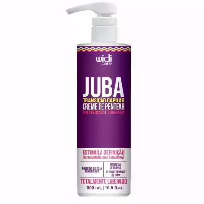Imagem do produto Kit Widi Care Juba Transição Capilar Shampoo 500ml + Creme de Penterar Densa 500ml