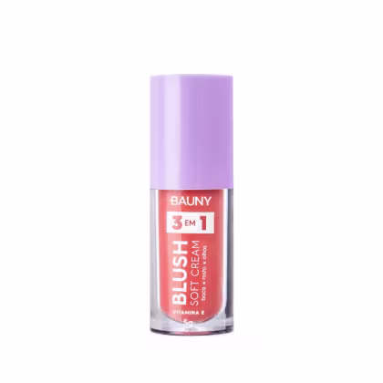 Imagem do produto Bauny - Blush Líquido Soft Cream 3 em 1 (Wishes) - 5g