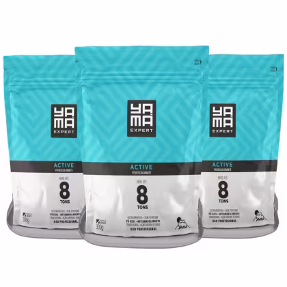 Imagem do produto Kit 3 Pó Descolorante Tradicional Profissional 8 Tons Efeito Rápido Yama Refil 300