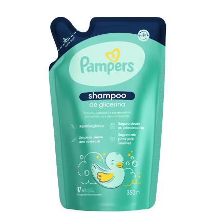 Imagem do produto Pampers Glicerina Refil - Shampoo 350ml