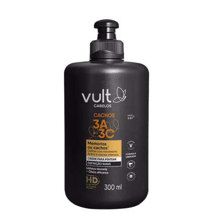 Imagem do produto Vult Cabelos Cachos 3A ao 3C Definição Suave - Creme para Pentear 300ml