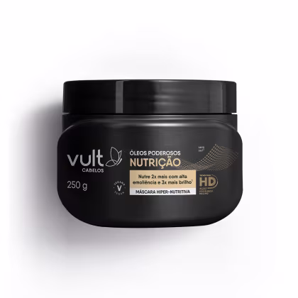 Imagem do produto Máscara Hiper-Nutritiva Vult Cabelos Óleos Poderosos Nutrição 250g