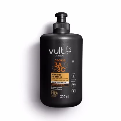Imagem do produto Creme Para Pentear Definição Intensa Vult Cabelos Cachos 3A a 3C 300ml
