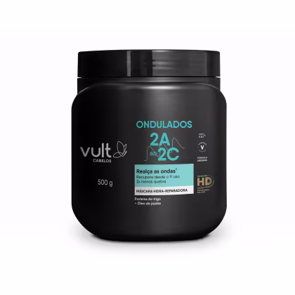 Imagem do produto Vult Cabelos Ondulados 2A ao 2C Hidra-Reparadora - Máscara Capilar 500g