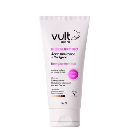Imagem do produto Vult Corpo Hidraluronic Nutrição Intensiva Áreas Secas - Creme Desodorante Hidratante Corporal 150ml